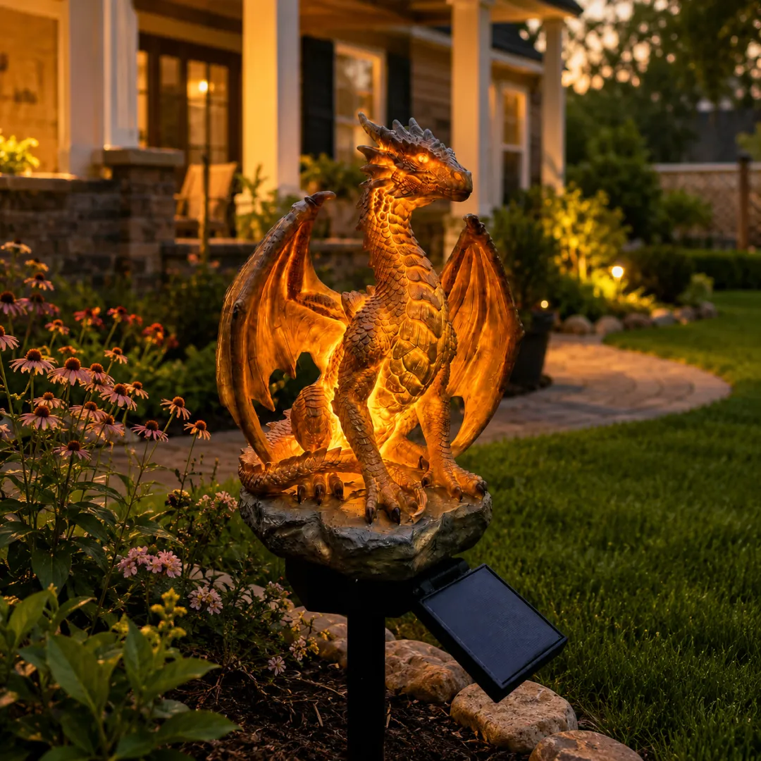 Highland Cow Solar Garden Light